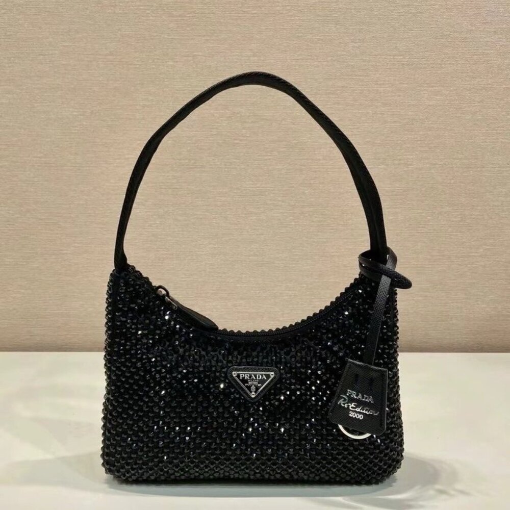 PRADA Prada Hobo Bag Handbag Shoulder Bag Black
